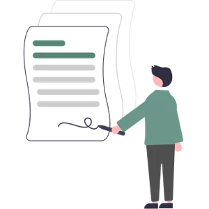 Signing and notarizing a finished estate plan
